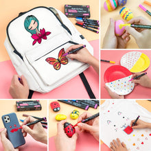 PAINTIGO Acrylic Paint Pens for Rock Painting, Wood, Ceramic, Glass, Fabric, Mugs, Canvas, DIY Craft Supplies - Acrylic Paint Markers Set of 26 Colors, Water Based, Waterproof, Extra Fine Tip 0.7mm