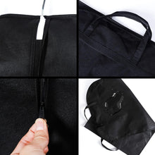 1 piece suit dust bag, dust cover, storage bag, suit cover; for suits, coats, jackets, tuxedo reusable full zipper garment bag black (60  100cm)