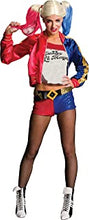 Rubie's Official Harley Quinn Ladies Fancy Dress Halloween Suicide Squad Womens Villain Costume, Small (6-10)