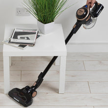 Beldray BEL0813NRG Airgility Max Cordless 2-in-1 Multi-Surface Vacuum Cleaner, 29.6V, Motorised Floor Brush, 30/50 Min Operating Time, 1.2L Dust Container, Includes Accessories, HEPA Filter, Rose Gold