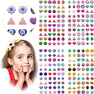 240 Piece Sticker Earrings 3D Gems Sticker Girls Sticker Earrings Self-Adhesive Glitter Craft Crystal Stickers