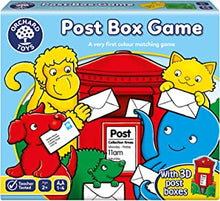 Orchard Toys Post Box Game, A Fun Posting and Matching Game for Learning Colours, Educational, Family Game Perfect for kids from Age 2+