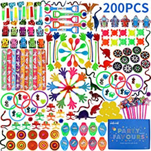 nicknack Goodie Bag Fillers for Kids, Prize Box Fillers, 200PCS Assorted Birthday Party Favours for Boys Girls, Carnival Prizes, Classroom Rewards for Children