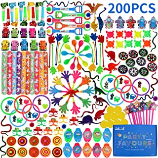 nicknack Goodie Bag Fillers for Kids, Prize Box Fillers, 200PCS Assorted Birthday Party Favours for Boys Girls, Carnival Prizes, Classroom Rewards for Children