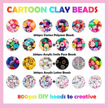 8500+ Pcs Clay Beads Bracelet Making Kit Round Flat Beads Polymer Clay Beads Set Clay Spacer Heishi Beads for Jewellery Making Bracelets Necklace DIY Jewellery Making Kit for Kids Adults,2 Boxes