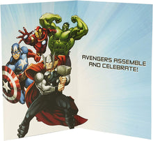 Disney Marvel Avengers Assemble Birthday Greeting Card Disney Character Cards