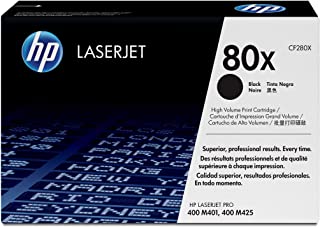 HP CF280X 80X High Yield Original LaserJet Toner Cartridge, Black, Single Pack