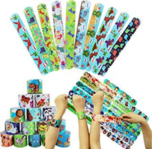 Slap Bands,25pcs Forest Animals and Dinosaur Party Slap Bands,Bracelets Wristband Slap Bands for kids dinosaur party bags fillers Children's party favors