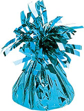 Amscan 991365-21 - Baby Blue Fringed Foil Balloon Weight - 170g