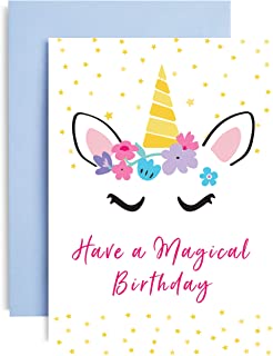 Unicorn Magical Birthday Card - Birthday Card for Her - Girl Birthday Card - A5