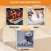 KAPCO 100 White Tissue Paper MG Acid Free Sheets (20 x 30 inches) for Arts & Craft, Decoupage, Packing, Moving, Removal, Packaging Material for Clothes, Shoes & Storing Fragile Items (500mm x 750mm)