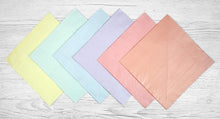 Talking Tables Multi Coloured Pastel Napkins - 20 paper napkins + 1 extra Pack Disposable Party Tableware for Kids Birthday, Valentines Day, Baby Shower, Picnic, Girls Sleepover, Unicorn