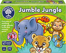 Orchard Toys Jumble Jungle Game, A Fun First Matching Educational Game for Kids Age 2-5.