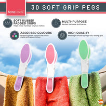 30pk Soft Grip Clothes Pegs  Plastic Clothes Pegs for Washing Line Strong Clothes Pegs Soft Grip Pegs for Washing Line Pegs Strong  Plastic Pegs for Washing Line  Clothes Peg Strong  Cloth Pegs