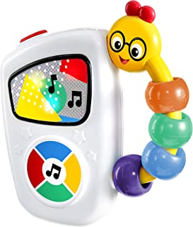 Baby Einstein, Take Along Tunes Musical Toy, Interactive Baby Toy with Lights & 10 melodies, Bead Chaser, Early Development, Volume Control, Ages 3 months +