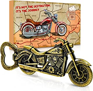 Novelty Christmas Gifts for Men Dad - Unique Motorbike Beer Gifts for Men Dad Him Brother Uncle Grandad Husband Christmas Stocking Fillers Birthday Gifts Secret Santa Xmas Small Gifts Advent Calendar