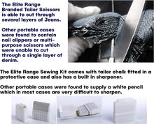 Elite Range Professional Sewing Kit XXL Portable Sewing Accessories Bag Includes Tailor Scissors, 36 Threads, 30 Needles and Many More Supplies for Travel, Home, Beginners, Emergency, Adults and Kids