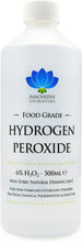 Food Grade Hydrogen Peroxide - Purest Grade 6% - 500ml - Unstabilized and Additive Free - 20 Vols