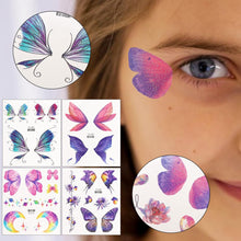 Temporary Tattoos, Wings Butterfly Tattoo Stickers 12 Sheets Tattoos for Kids Girls Boys, Waterproof and Sweatproof Tattoo Sticker Kids Tattoo, Good Breathability Ideal for Birthday Party