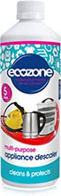 EcoZone Multi-Purpose Appliance Descaler, Internal Cleaner for Kettles, Irons, Washing Machines, Coffee Makers, Dishwashers, Fixtures & Surfaces, Natural Vegan & Non Toxic Eco-Friendly Liquid (500ml)