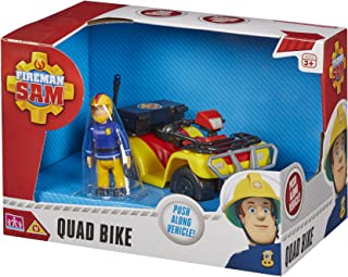 Fireman Sam Quad Bike Vehicle, push along vehicle, scaled play, imaginative play, preschool toys