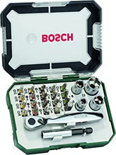 Bosch 26pc. Screwdriver Bit and Ratchet Set (PH-, PZ-, Hex-, T-, S-Bit, Accessories Drill and Screwdriver)