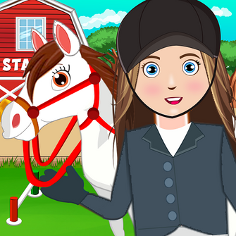 Pretend Horse Stable Life | Animal Farm Construction | Pet Vet Care Games for Girls