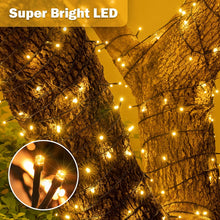 Ollny Fairy Lights Outdoor - 20m 200 LED Fairy Lights Plug in Waterproof, Warm White Outdoor Lights Remote/8 Modes/Timer - Outside/Indoor/Garden/Party Christmas Decorations String Lights Mains Powered