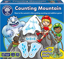 Orchard Toys Counting Mountain Game, Educational Maths Game, Develops Counting and Addition from 1-10, Perfect for Kids Age 4-8, Educational Game Toy