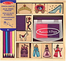 Melissa & Doug Princess Wooden Stamps for Kids Colouring Sets for Children Age 4 | Princess Toys for Girls or Boys | Princess Gifts for 4 Year Olds Kids Craft Set | Arts and Crafts for Kids Age 4 5 6