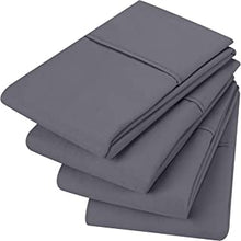 Utopia Bedding Pillowcases - Soft Brushed Microfiber (50 X 75 cm, Grey, Pack of 4)