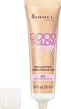 Rimmel London Good To Glow Highlighter, 001 Notting Hill Glow, 25 ml