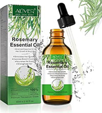 Rosemary Oil for Hair Growth (60 ML), Organic Rosemary Essential Oils Hair Oil for Deeply Nourishing Scalp,100% Pure Natural, Aromatherapy Use Diffuser