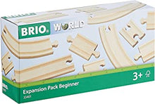 BRIO World Expansion Pack - Beginner Wooden Train Track for Kids Age 3 Years Up - Compatible with all BRIO Railway Sets & Accessories