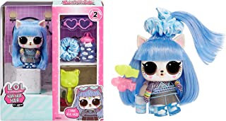 LOL Surprise Hair Hair Hair Pets Series 2 - Unbox 10 Surprises Including a Collectible Pet with Real Hair and Accessories - Suitable for Kids and Collectors Ages 4+