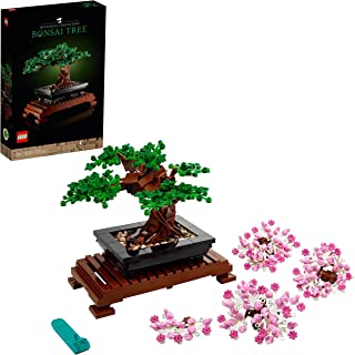 LEGO 10281 Icons Bonsai Tree Set for Adults, Home Décor DIY Projects, Relaxing Creative Activity Gift Idea, Botanical Collection