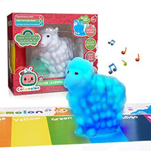 WOW! STUFF Musical CoComelon Sheep Changes to Match Colours | Plays Nursery Rhyme | Night Light Sleep Soother Mode | Pre-School Learning Toy | Girls and Boys 2-5