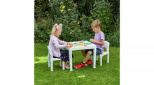 Liberty House Toys Kids Plastic Table & 2 Chairs - White