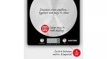 Salter Electronic Scale with Steel Platform - Black