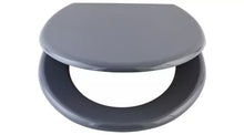 Moulded Wood Toilet Seat - Flint Grey