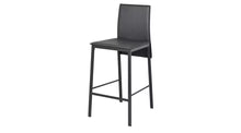 Lido Glass Bar Table & 2 Black Chairs