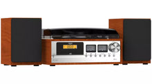 Bush Classic Micro Combo Record Player - Wood / Black