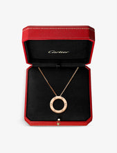 LOVE 18ct rose-gold necklace