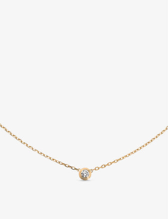 Cartier d’Amour small 18ct yellow-gold and 0.09ct diamond necklace