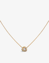 Trinity 18ct gold and diamond necklace