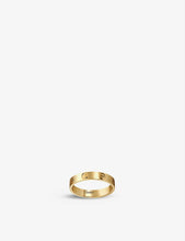 LOVE small 18ct yellow-gold wedding band