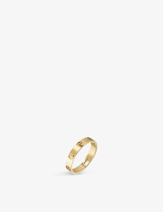 LOVE small 18ct yellow-gold wedding band