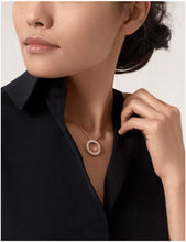 LOVE 18ct rose-gold and diamond necklace