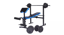 Pro Fitness Folding Workout Bench with 50kg Weight Package