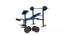 Pro Fitness Folding Workout Bench with 50kg Weight Package